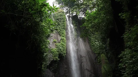 Beautiful Waterfall Stock Footage 110376994