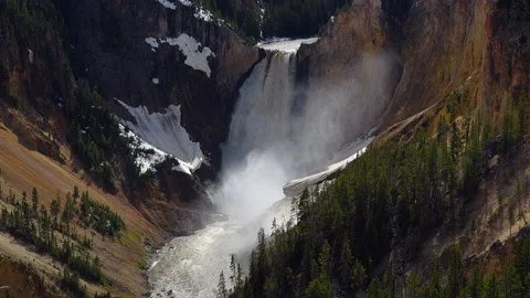 Beautiful waterfall Stock Footage 131488428