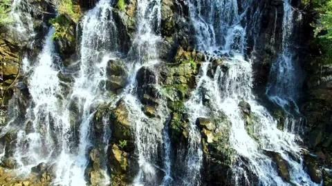Beautiful waterfall Stock Footage 140743564