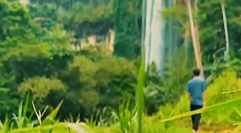 Beautiful Waterfall Video stock 227086831