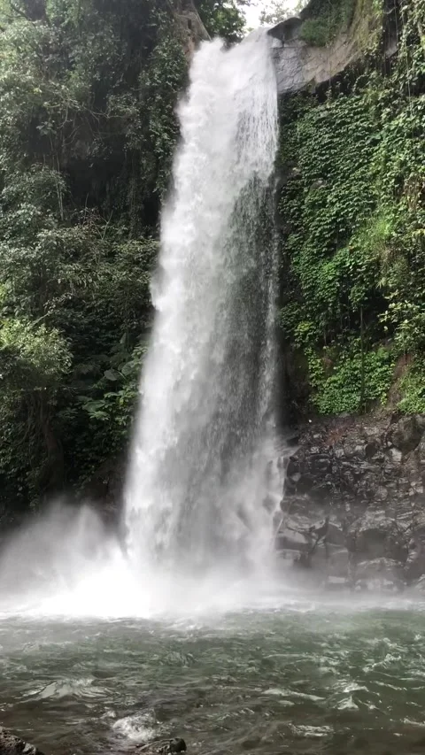 Beautiful waterfall Stock Footage 243155750