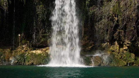 Beautiful waterfall Stock Footage 266498689