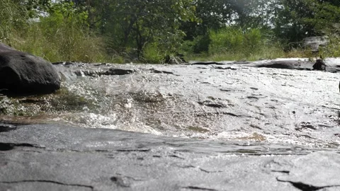 Beautiful waterfall in the forest, Stock Footage 141713176