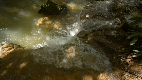 Beautiful waterfall in a jungle. Stock Footage 104038990