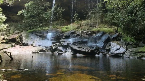 Beautiful waterfall landscape. Stock-Footage 103939692
