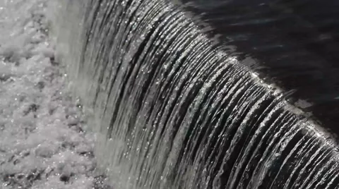 Beautiful waterfall park Stock Footage 48489235
