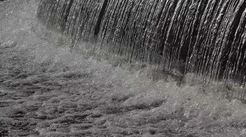 Beautiful waterfall park Stock Footage 48490358