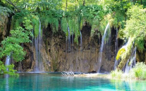 Beautiful Waterfall Stock Photos