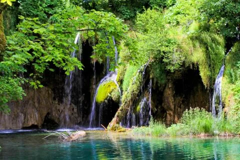 Beautiful Waterfall Stock Photos