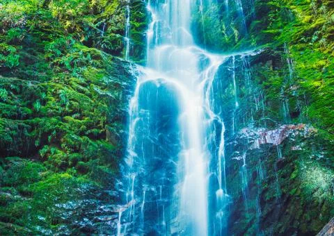 Beautiful waterfall Stock Photos