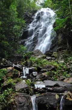 Beautiful waterfall Stock Photos