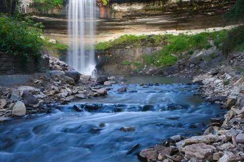 Beautiful waterfall Stock Photos