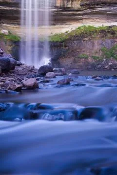 Beautiful waterfall Stock Photos