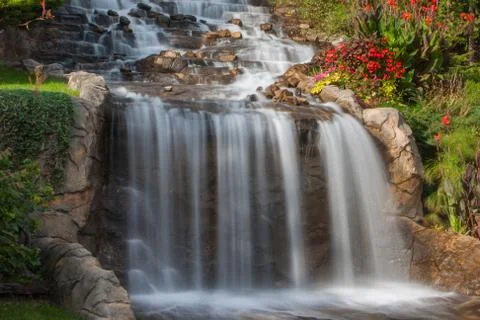 Beautiful waterfall Stock Photos