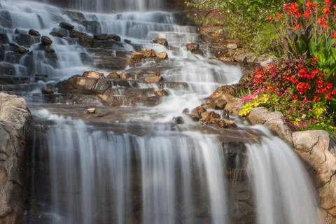 Beautiful waterfall Stock Photos