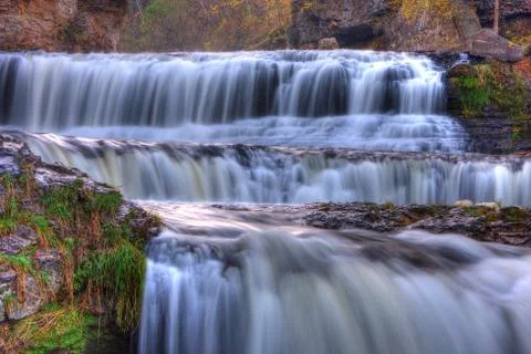 Beautiful waterfall Stock Photos