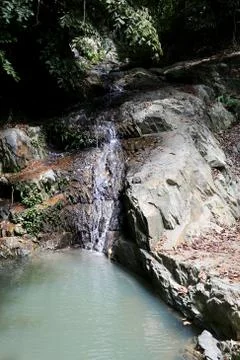 Beautiful waterfall Stock Photos
