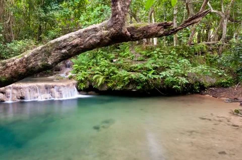 Beautiful waterfall. 写真素材
