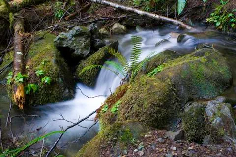 Beautiful waterfall Stock Photos