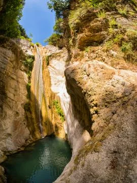 Beautiful waterfall Stock Photos