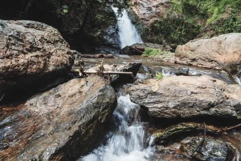 A beautiful waterfall Stock Photos