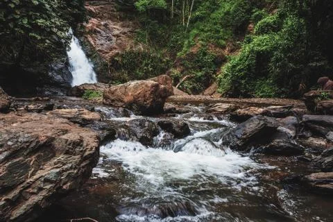 A beautiful waterfall Stock Photos