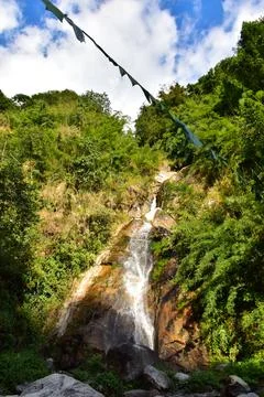 The beautiful waterfall Stock Photos