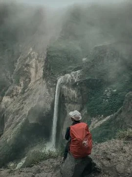 Beautiful Waterfall 写真素材