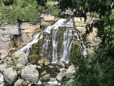 Beautiful waterfall 写真素材
