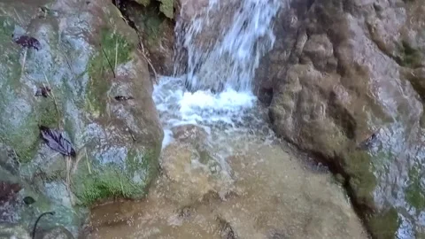 Beautiful Waterfall In The Rain Forest Stock Footage 267737177
