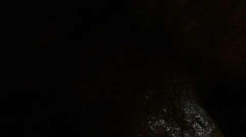 Beautiful waterfall raining with pan Stock Footage 8622911