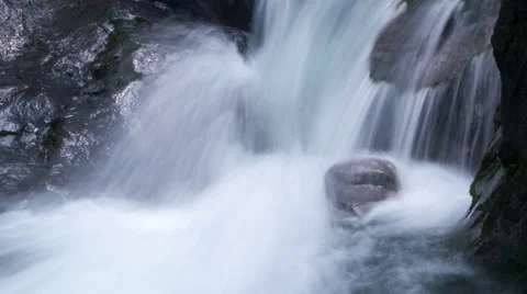 Beautiful waterfall time lapse 4K Stock Footage 40751540