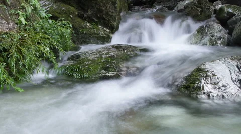 Beautiful waterfall timelapse Stock-Footage 40750710