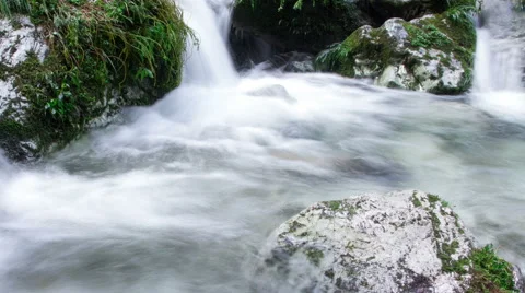 Beautiful waterfall timelapse HD Stock Footage 40738530
