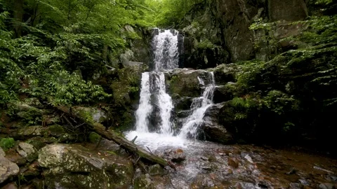 Beautiful Waterfall View Stock Footage 96269523