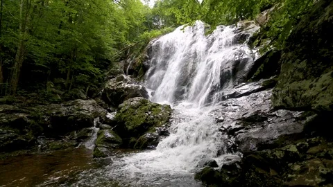 Beautiful Waterfall View Stock Footage 96269908