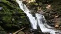 Beautiful waterfall. Water flows over the rocks HD Footage
