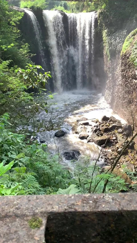 Beautiful Waterfalls Stock Footage 208606816