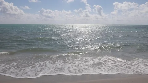 Beautiful Waves on the Beach Video stock 83973735
