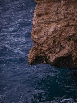 Beautiful waves on the rocks Stock Photos