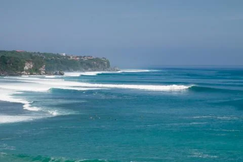 Beautiful waves setup in Bukit, Bali Stock Photos