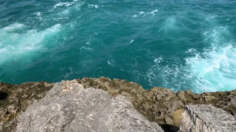 Beautiful Waves from the South Java Island Video stock 247112332