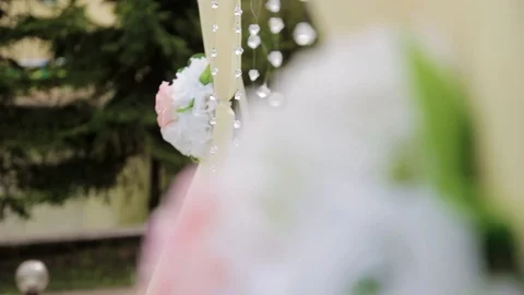 Beautiful wedding arch Stock-Footage 88175773