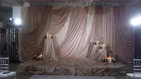 Beautiful wedding decorations Vidéo 334772264