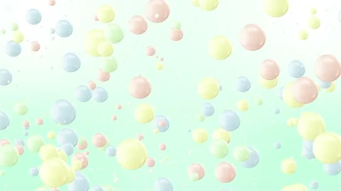 The beautiful weightless 3D space creates a special feeling. Stock Footage 237210765