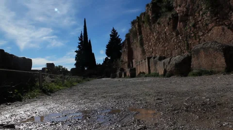 Beautiful Wet Trail Video stock 36109097