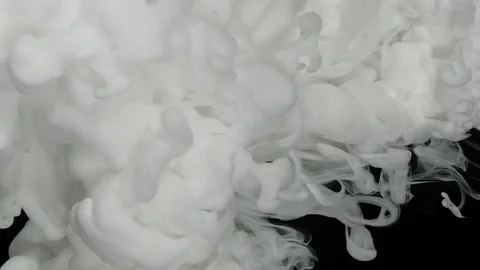 Beautiful white abstract background. White watercolor ink Video stock 164771310