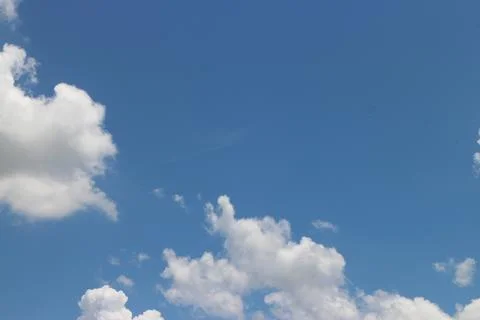 Beautiful white cloud on blue sky background Stock Photos