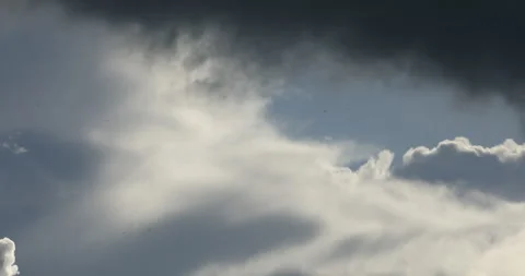 Beautiful White Cloud Patterns Stock Footage 293113520