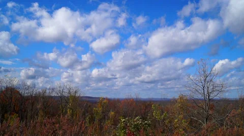 Beautiful white clouds Stock Footage 34410591